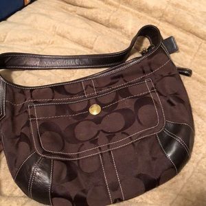 Brown Coach bag